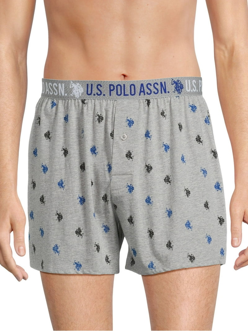 U.S. Polo Assn. Underwear Men's Knit Boxers, 3-Pack, Sizes S-3XL