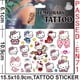 thumbnail image 1 of Pegatinas de dibujos animados de Sanrio Melody Kuromi KT Cat Tattoo para niños, pegatinas de transferencia DIY, juego de juguete lindo, pegatinas de Anime, regalo Kawaii, 1 of 4