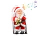 thumbnail image 1 of Figura de Papá Noel, adorno navideño de mesa, juguete infantil, regalo. Toca la guitarra, lleva gafas de sol, toca el violín, toca el saxofón, requiere 3 pilas AAA, decoración para festivales., 1 of 6