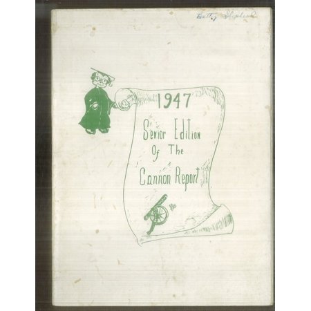 (Custom Reprint) Yearbook: 1947 Cannon High School - Cannon Report Yearbook (Kannapolis, NC)