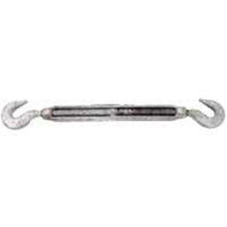 

17-1-2X12 .5 x 12 In. Galvanized Hook & Hook Turnbuckle