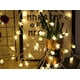 thumbnail image 4 of Luces de cadena en forma de estrella 5M 25 LED Luces de Navidad con pilas Luces de Navidad para interiores y exteriores para balcón Jardín Boda Fiesta de Navidad Blanco cálido oso de fresa Electrónica, 4 of 5
