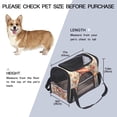 thumbnail image 2 of Fish Premium 900D Oxford Fabric Pet Bag with Sherpa Base & Nylon Webbing - 17x10x11.8 in - Ideal for Traveling and Everyday Use - Black, 2 of 7