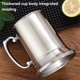 thumbnail image 4 of Advancent Taza aislada Tazas de café con asa Gran capacidad Anti escaldado Cerveza Vaso Té Taza para beber Bar Fiesta Boda Barra de herramientas 550ML Advancent HA081281-02, 4 of 6