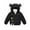 Black, variant on Children Lightweight Down Jackets Boys Girls Fall Winter Warm Coats Zip Up Hooded Quilted Puffer Jacket Beige 1-2 Years