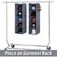 thumbnail image 6 of Baseball Cap Storage Organizer for Closet - 10-Shelf Hat Rack with 8 Loops, Space Saver Hanging Hanger, 6 of 6