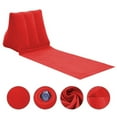 thumbnail image 6 of Leodye 1PCS Foldable Beach Cushion Inflatable Lounger Flocking Fabric for Beach Camping and Backyard Use -54.33x18.9x18.9in, 6 of 6