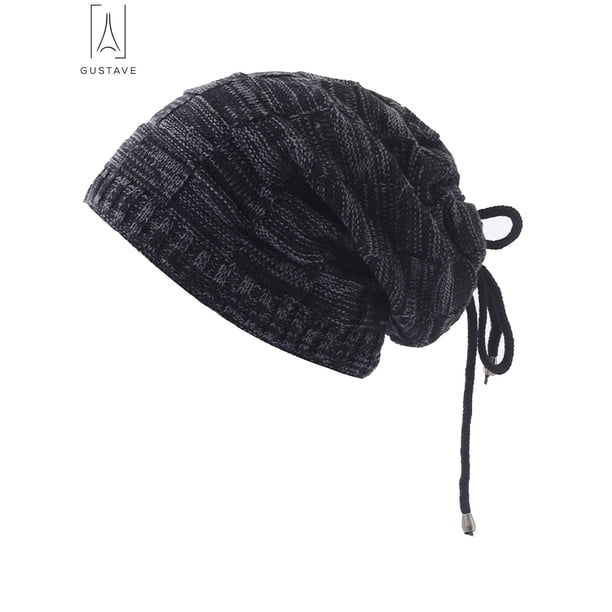 Gustave Winter Beanie Ponytail Messy Bun Beanie Tail Hat  display picture 1