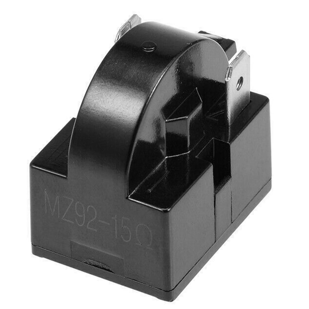 Refrigerator PTC Starter Relay 15 Ohm 2-Pin Compressor Overload Protector 1/6HP Refrigerator PTC Starter Relay 15 Ohm 2-Pin Compressor Overload Protector 1/6HP