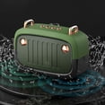 thumbnail image 5 of Latrodar The New Stereo Super Indoor Wireless Portable Mini Bluetooth Small Speaker Eco-Friendly Material Green 5.6x4 Inch Home Gadgets, 5 of 5