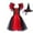 O-D259, variant on CUZIBR Toddler Kids Baby Girls Halloween Witch Black Gown With Hat Fancy Tutu Dress Up Party Square Collar Tulle Dresses Fashionable Dailywear For Child