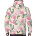 thumbnail image 7 of Salouo Tropical Pitaya Pattern Men's Fall Hoodie Sweatshirt,Sport Hoodie with Pockets for Men Pullover Casual Hooded Sweatshirt-Small, 7 of 7