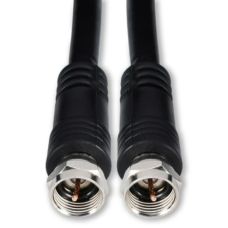onn. RG-6 Coaxial Cable For F-Type Jack, 2 Connections, 6