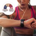 thumbnail image 3 of Watchband Decorative Nail Silicone Watchstrap Stud Watch Band Mini Charm, 3 of 9