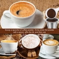 thumbnail image 2 of Austok Stainless Steel Coffee Capsule Set for Essenza Mini C30 Reusable Coffee Pod Coffee Refillable Capsule with 100 Foil Lids Coffee Cups Espresso Pods for Coffee, 2 of 10