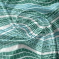 thumbnail image 5 of Ambesonne Mosaic Valance Pack of 2, Traditional Wavy Mosaic Tile, 54"X12", Cadet Blue and Jade Green, 5 of 5