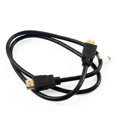 Radioshack HDMI 2.0 MALE TO MALE ROUND BLACK 4K ETHERNET CABLE 3FT