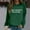 Green, variant on Women Sweatshirt Sweat Shirts Women Long Sleeve Pullovers for Women Yellow Crewneck Fall Crewneck Women's Clothing