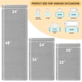 thumbnail image 5 of HAKUNA Waffle Bath Mat Set 3 Piece Light Grey,Woven Modern Bath Rug Mats, Absorbent Non Slip Bath Floor Mat, Soft Washable Boho Bath Rugs with Tassels for Bathroom, Bedroom, Kitchen,Tub, 5 of 7
