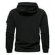 thumbnail image 5 of Sudadera con capucha para exteriores, sudadera táctica ajustable con gorro, sudadera para hombre, 5 of 5