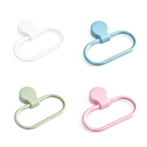 Colgador de toallas ovalado, soporte adhesivo para toallas de mano, soporte para toalla de mano para baño, ducha, toallero, barra adhesiva