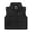 Black, variant on Kids Hooded Puffer Vest Lightweight Loose Warm Winter Quilted Gilet Sleeveless Outerwear Vests Boys Girls 3-12 Years Insulated Body Warmer