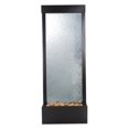 thumbnail image 1 of BluWorld Gardenfall Garden Water Fountain-Clear Glass/Black Onyx Frame, 1 of 2