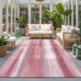 thumbnail image 2 of Area Rugs 5'x7', Pink Grey Carpet Runner Indoor Outdoor Rugs Home Decor Aesthetic, Abstract Art Oil Painting Blue Ombre Non Slip Mats Washable Accent Rug for Living Room Bedroom, 2 of 8
