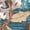 Blue/Ivory, variant on Safavieh Blossom Claude Floral Area Rug, Blue/Ivory, 6' x 6' Square