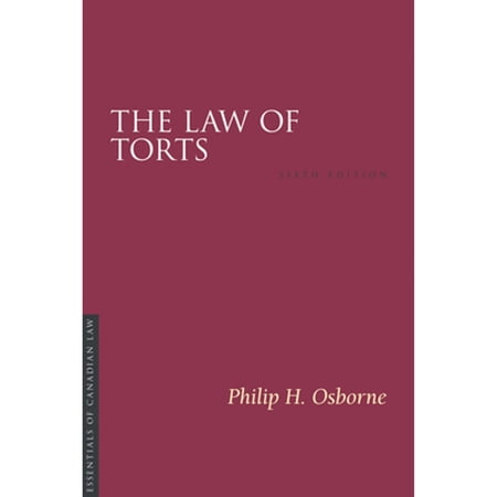 Pre-Owned The Law of Torts, 6/E (Paperback) 1552215350 9781552215357