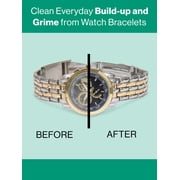 آلة تنظيف بالموجات فوق الصوتية Gem Glow للمجوهرات والساعات ، مع مؤقت وحامل ساعة ، فولاذ مقاوم للصدأ