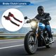 thumbnail image 2 of Palancas de freno y embrague cortas y largas para Kawasaki Vulcan S 650 2015-2023, palanca de freno ajustable de motocicleta, aleación de aluminio, cabeza roja, mango negro, 2 of 6