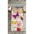 thumbnail image 3 of Ambesonne Colorful Quilted Bedspread Set 2 Pcs, Love Letters Romantic, Twin Size, Multicolor, 3 of 3