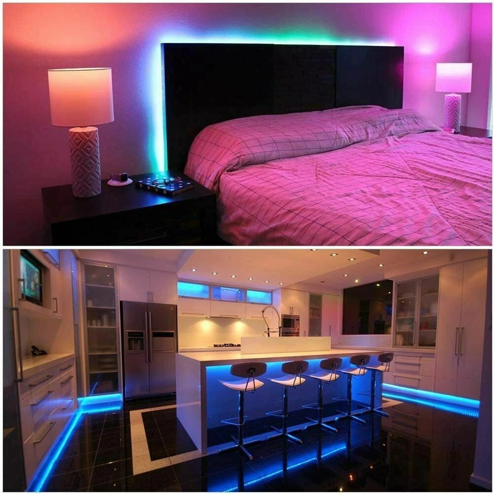WENTOP LED Strip Lights with Remote Control 20m, Ultra-Long 600 LED Strips, Multi Color
