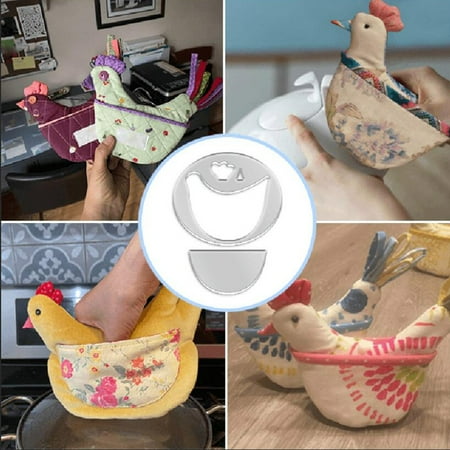 

WQJNWEQ Christmas Cute Chicken Pot HolderTemplate DIY Glove Making Template Ruler Sewing Ruler Sales