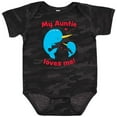 thumbnail image 3 of Inktastic My Auntie Loves Me Narwhal Family Boys or Girls Baby Bodysuit, 3 of 5