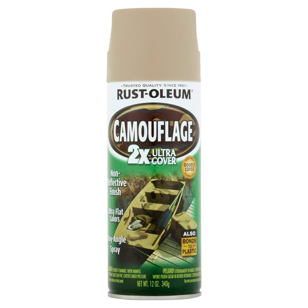 RustOleum 2x Ultra Cover Camouflage, 12 oz Spray Paints