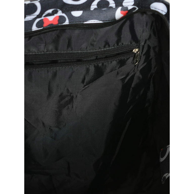 Disney’s Mickey & Minnie Mouse Tote Bag With Zip And Pocket Inside Vinyl