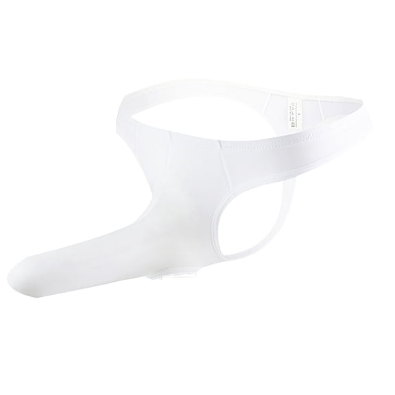 HUPOM Women'S Underwear Funny Underwear For Women Low waist Drop Waist Solid Briefs White L