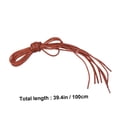 thumbnail image 5 of OFFIGAM 10 Pairs Red Round Waxed Cotton Shoe Laces Thin Cord for Dress Shoes and Stylish, 5 of 7
