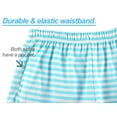 thumbnail image 4 of Beezizac Girls Tank Top Pajamas – Size 18 Summer Shorts PJS Set Big Kids Clothes for Tween/Teens Blue Stripe, 4 of 7
