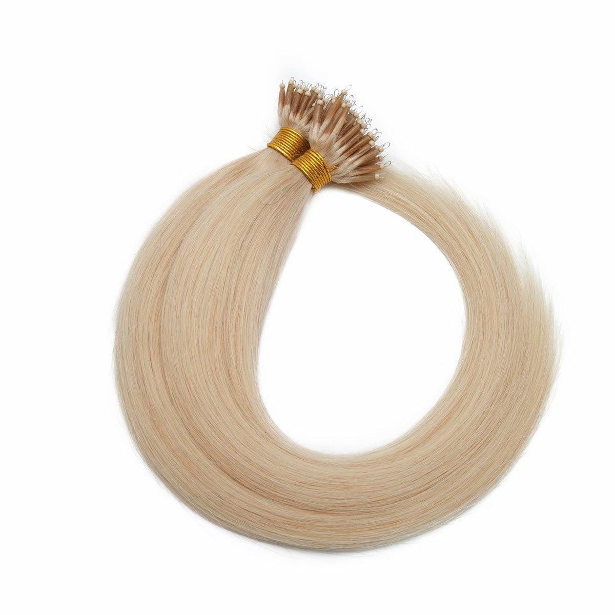 MY-LADY Nano Ring Beads Human Hair Extensions Micro Loop tip Russian Hair Highlight Hairpiece 16"-24"