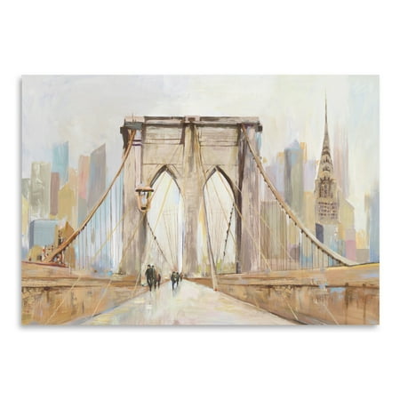 UPC: 0686457552936 | Americanflat Brooklyn Bridge Walkway by Pi Creative Art Poster Art Print