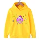 thumbnail image 4 of Sudadera informal de calle kawaii con dibujos animados de Hello Kitty para niños y niñas de 3 a 14 años con diseño de Sunshine, sudadera para deportes al aire libre para niños, 4 of 4
