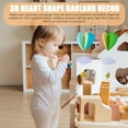 thumbnail image 4 of FESTFENDS 2Ud Colgante De 3D Forma Con Y Nube Multicolor Para Fiesta, 4 of 5