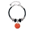 thumbnail image 2 of Delight Jewelry 3/4'' Enamel Basketball Coach Celtic Knot Leather Bead Bracelet, 7"+2" Extender, 2 of 4