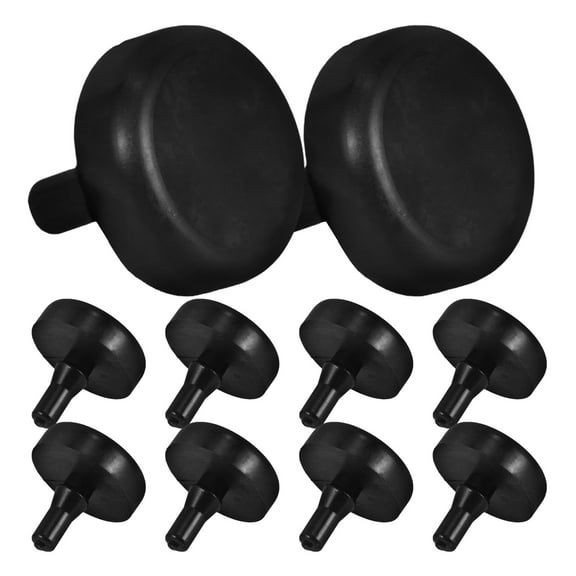 10pcs Brake Pedal Stop Pad Switch Pedal Rubber Stopper Vehicle Brake Pedal Stopper Pad