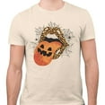 thumbnail image 2 of Pumpkin Lips Halloween Shirt Unisex 2X-Large Natural, 2 of 5