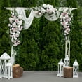 thumbnail image 4 of SSyao Heavy Duty Metal Garden Arch Archway Plants Rose Wreath Wedding Stand Event Deco, 4 of 12