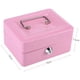 thumbnail image 3 of Caja de Seguridad Portatil para Dinero, Caja Fuerte de Alta Seguridad Portátil para Dinero Documentos Caudales Billetes y Monedas(Rosa) Khall JYB02344-02, 3 of 6